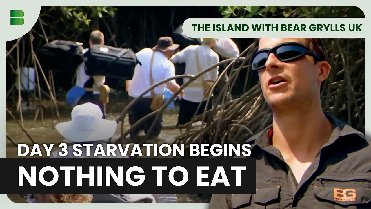 Starving Men Hunt for Food on Desert Island | The Island with Bear Grylls