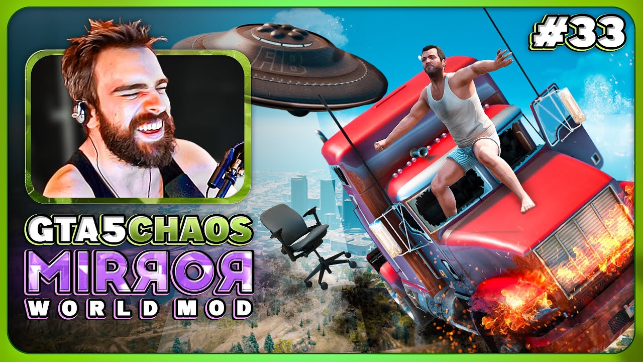 GTA 5 Chaos Mod Challenge: Mirror World & Rainbomizer Madness! Episode 33 - S07E33
