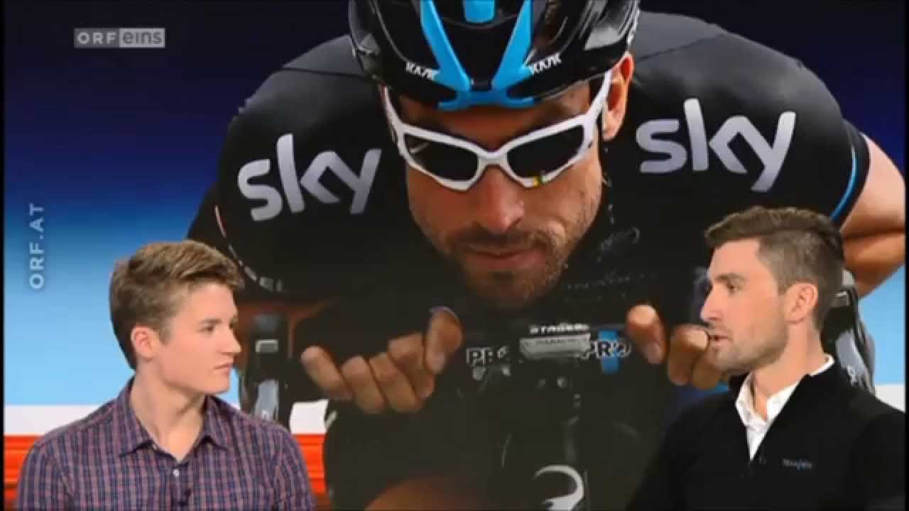 Felix Gall und Bernhard Eisel bei Sport am Sonntag