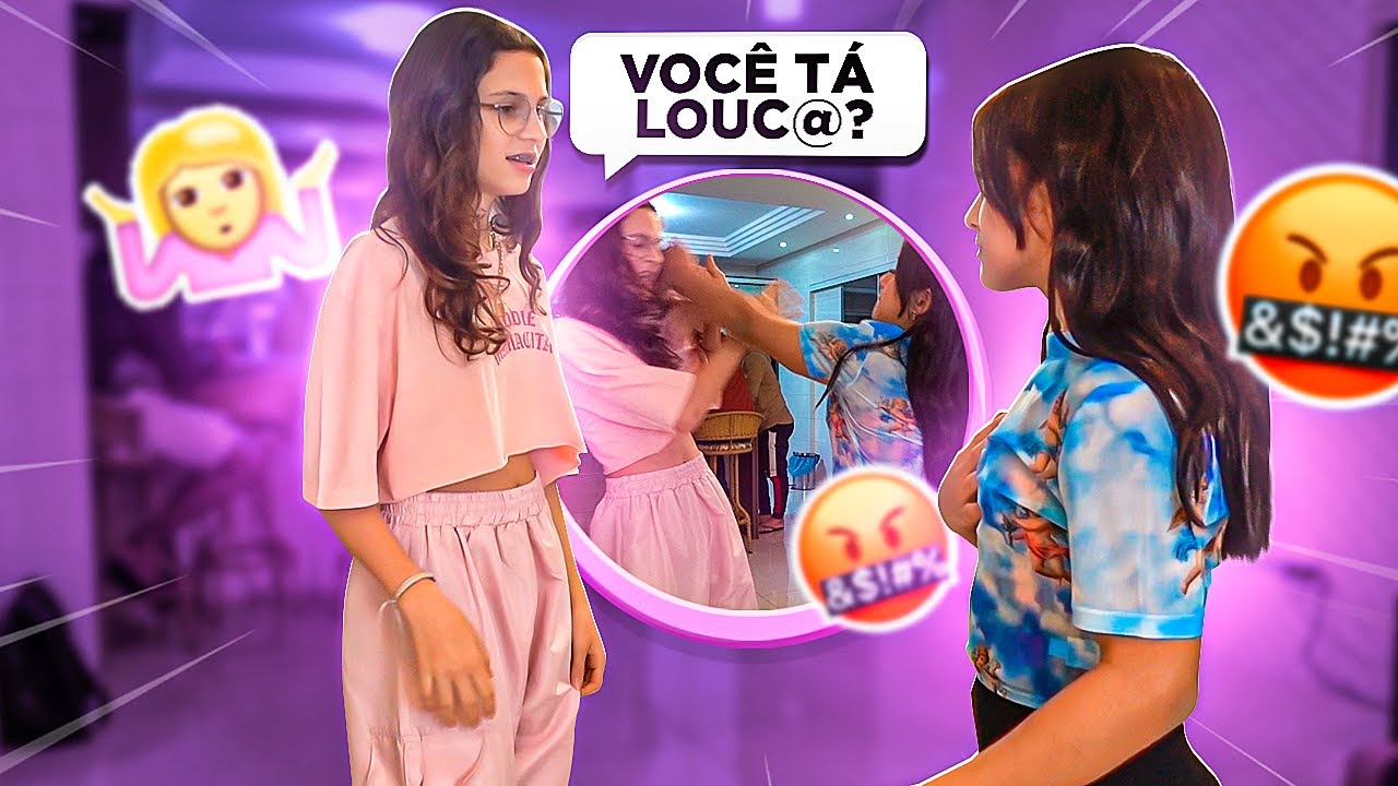 A ISA MORAES ME DEU UM TAP@ NA FRENTE DE TODO MUNDO 🤬