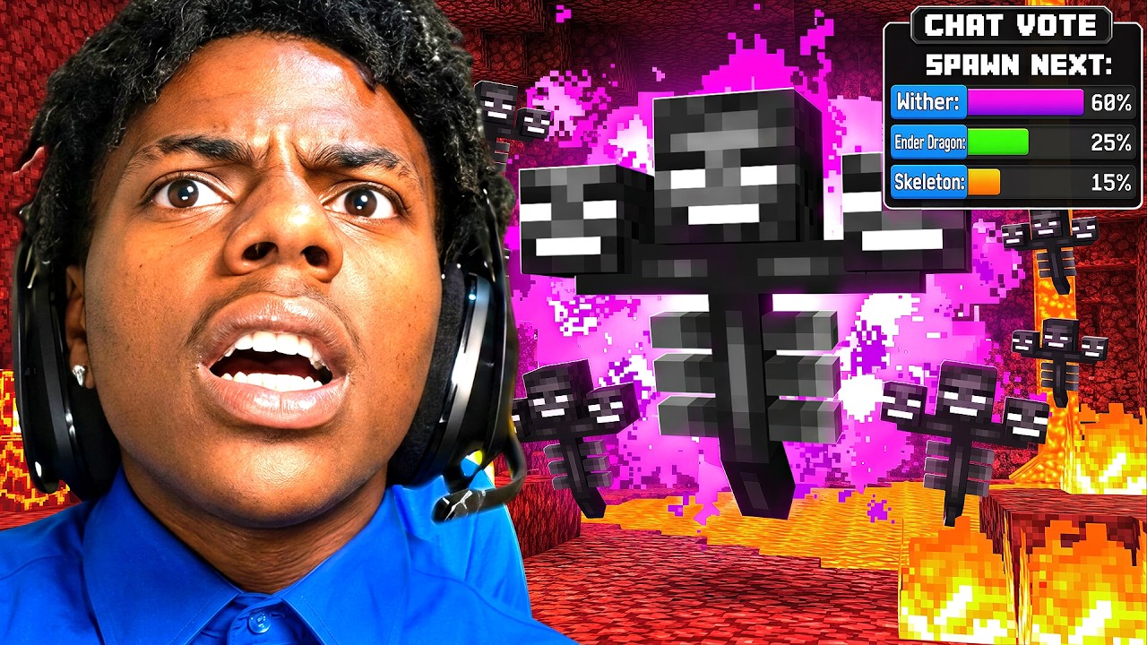Minecraft, но чат управляет моей игрой..