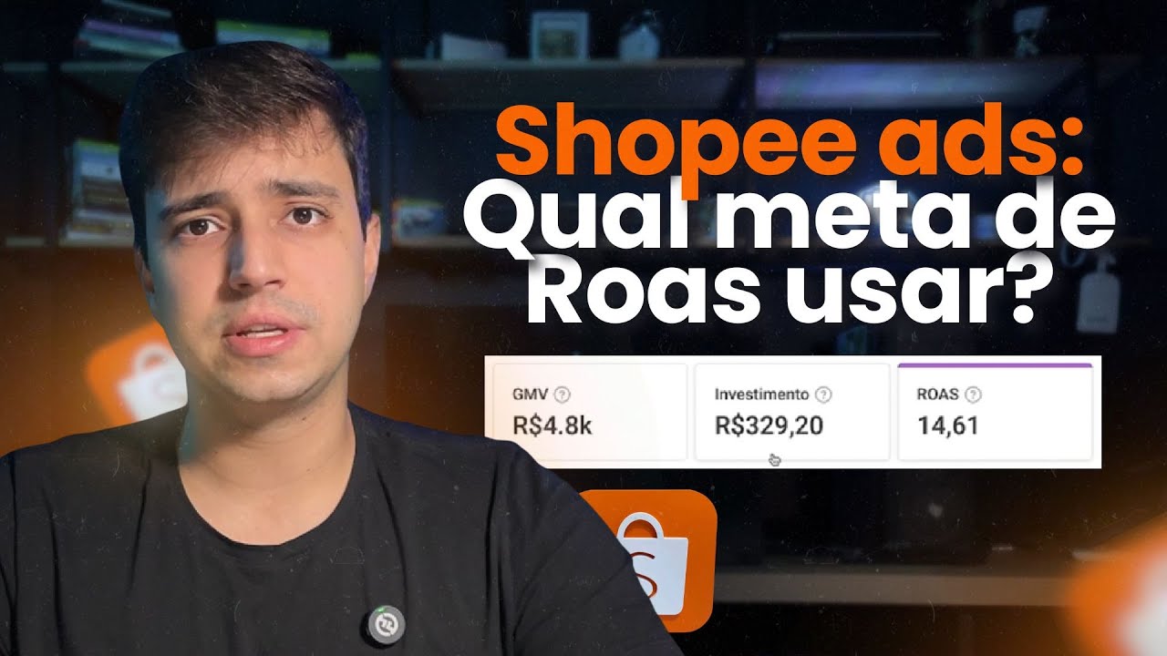QUAL META DE ROAS USAR? SHOPEE ADS - GMV Max