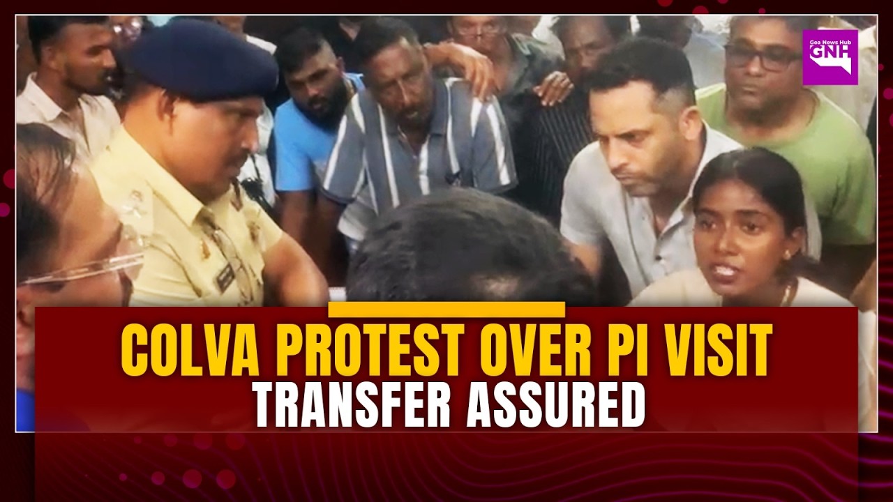 Colva Villagers Protest at Police Station; SP Assures PI Transfer
