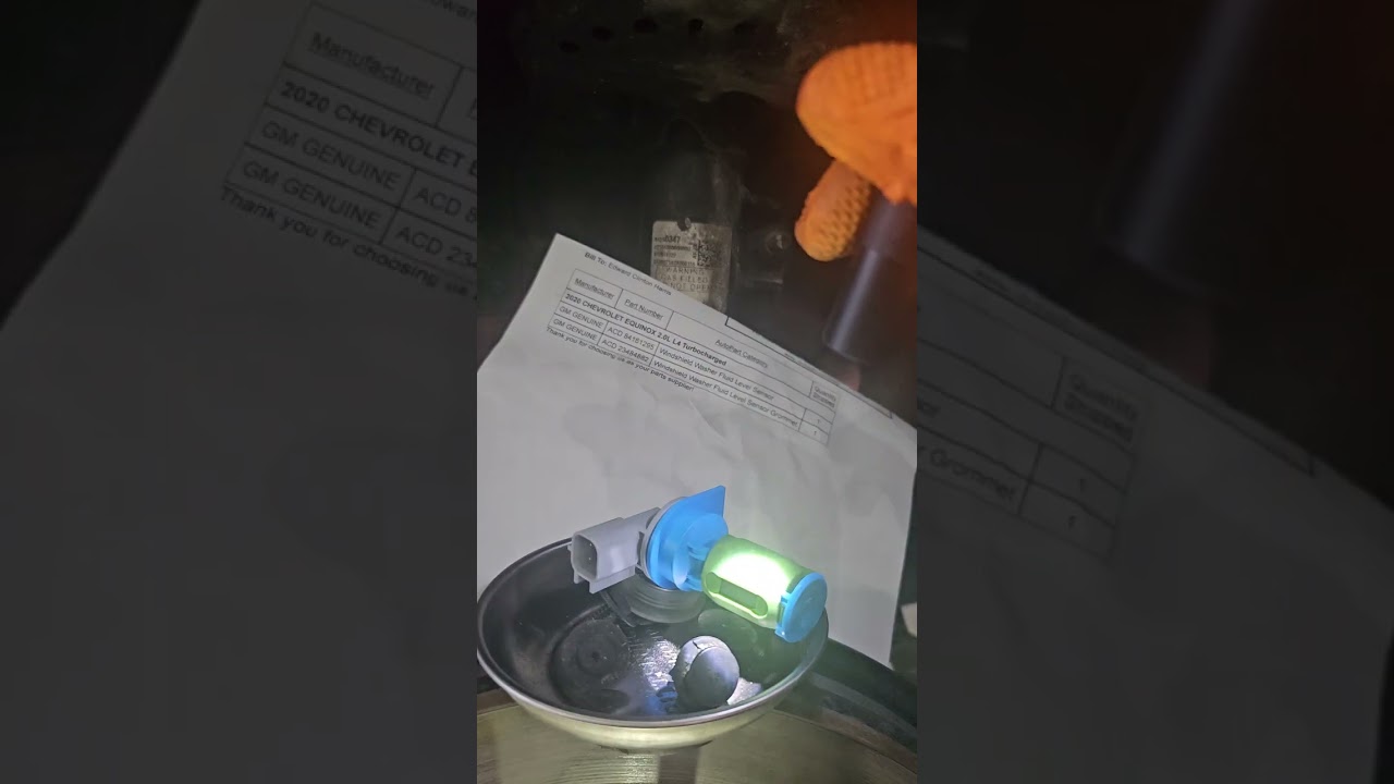 2020 Chevy Equinox Washer Fluid Sensor Replacement