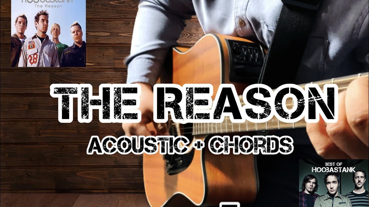 Hoobastank - The Reason (Unplugged, Acoustic Guitar Cover + Chords) #hoobastank #thereason #rock