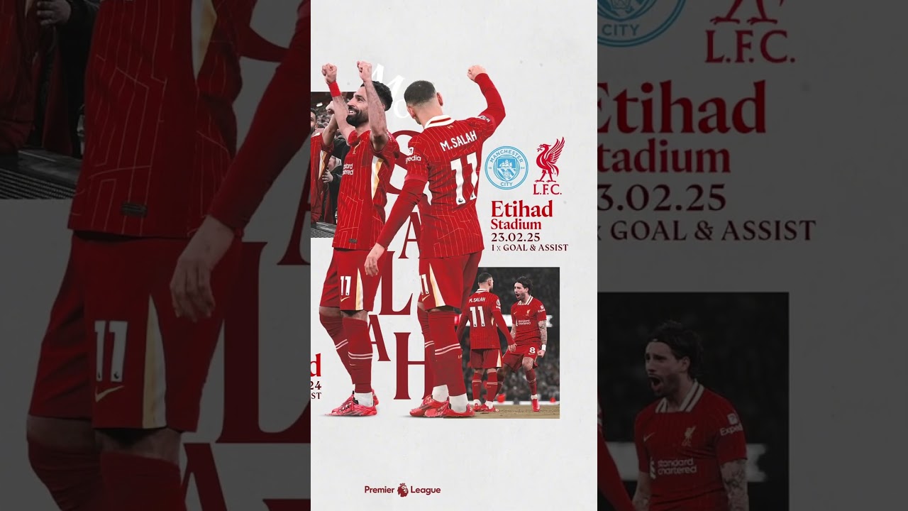 Rekor baru tercipta! ⚽️🔥#Salah #RekorBaru #LFC #Kemenangan #PremierLeague #LFCManCity
