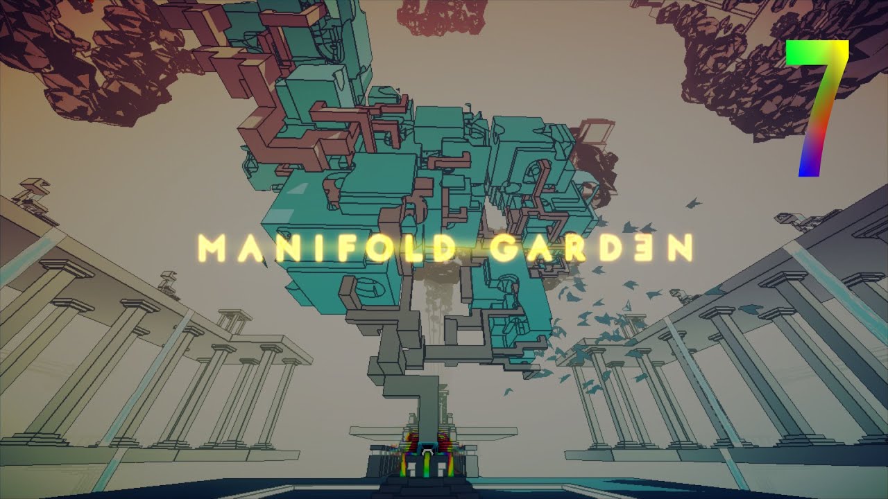 Manifold Garden (Прохождение). Часть 7 - Пурпурный мир (Purple level).