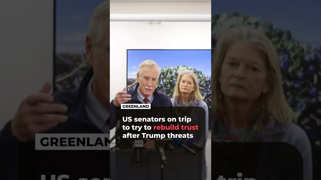 US senators visit Greenland to reassure people still shaken by Trump threats