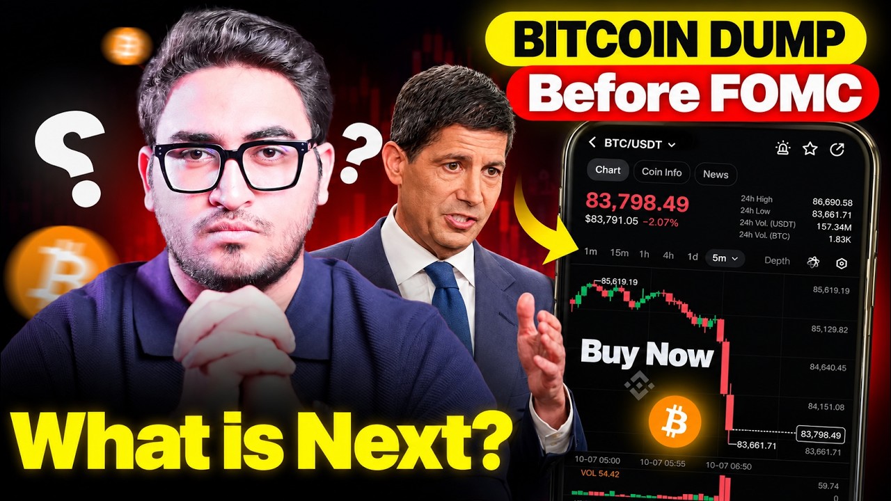 Bitcoin Dumping Before FOMC! What's Next for BTC? | Crypto Market Update Today