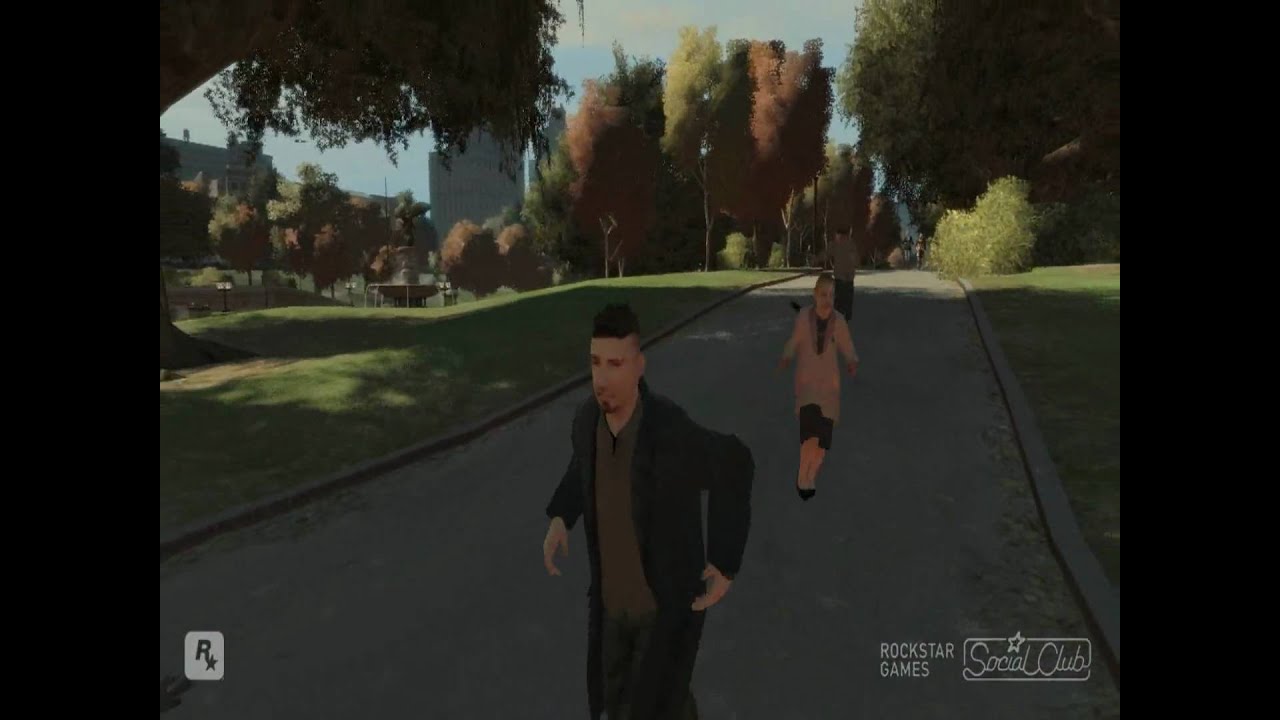 GTA 4 PC - funny moments and random stuff, Song is Paper Planes