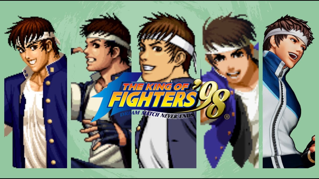 KOF Evolution of Shingo Winner Pose 拳皇真吾胜利姿势进化