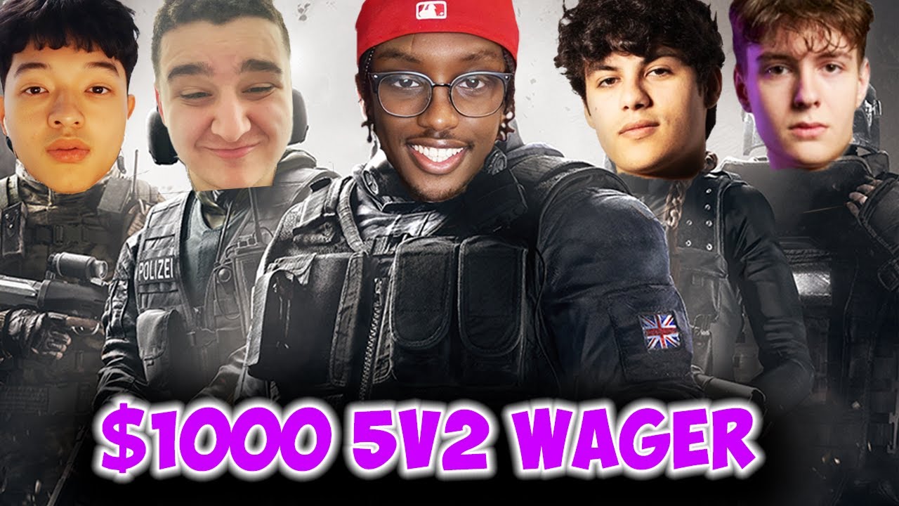 $1000 5v2 R6 Wager With Clix, Jason, Lacy, And Ronaldo Vs IloveXimm And Spoit