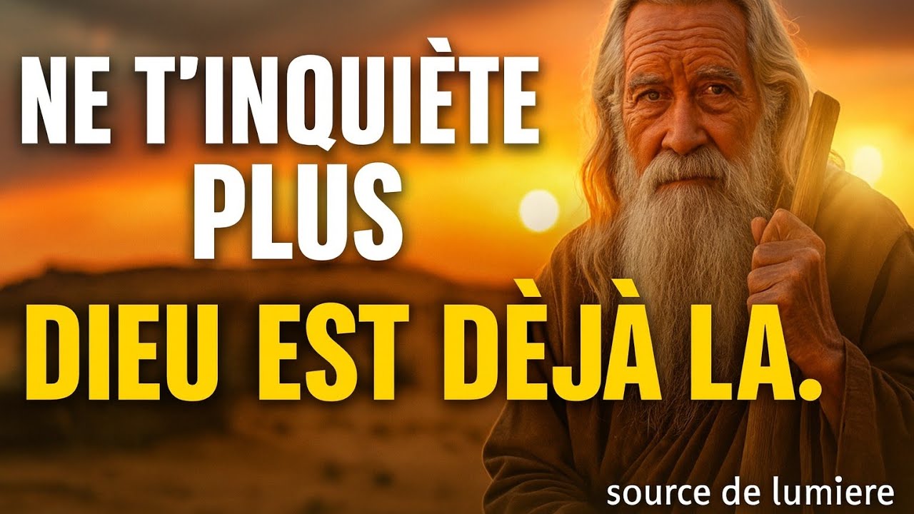 Ne t’inquiète pas pour demain  car Dieu est au contrôle de tout