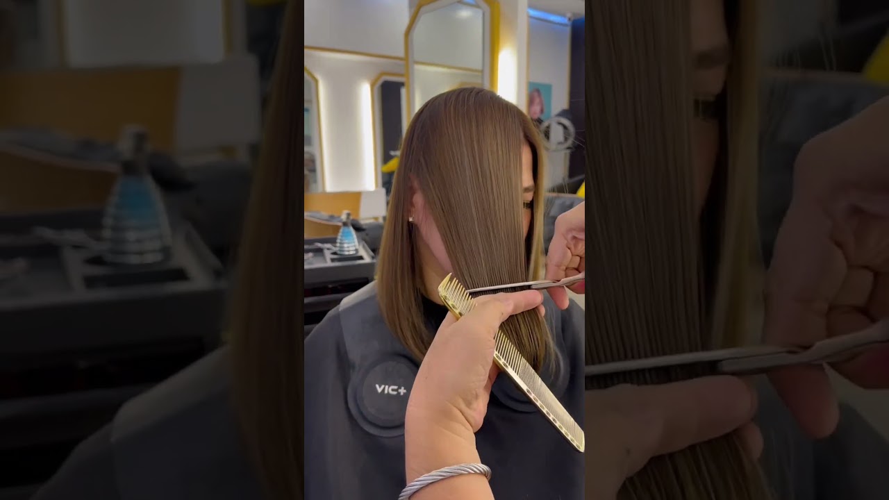 Long Bob W/ Full Color & Hair Botox Treatment. #hecktorsalon