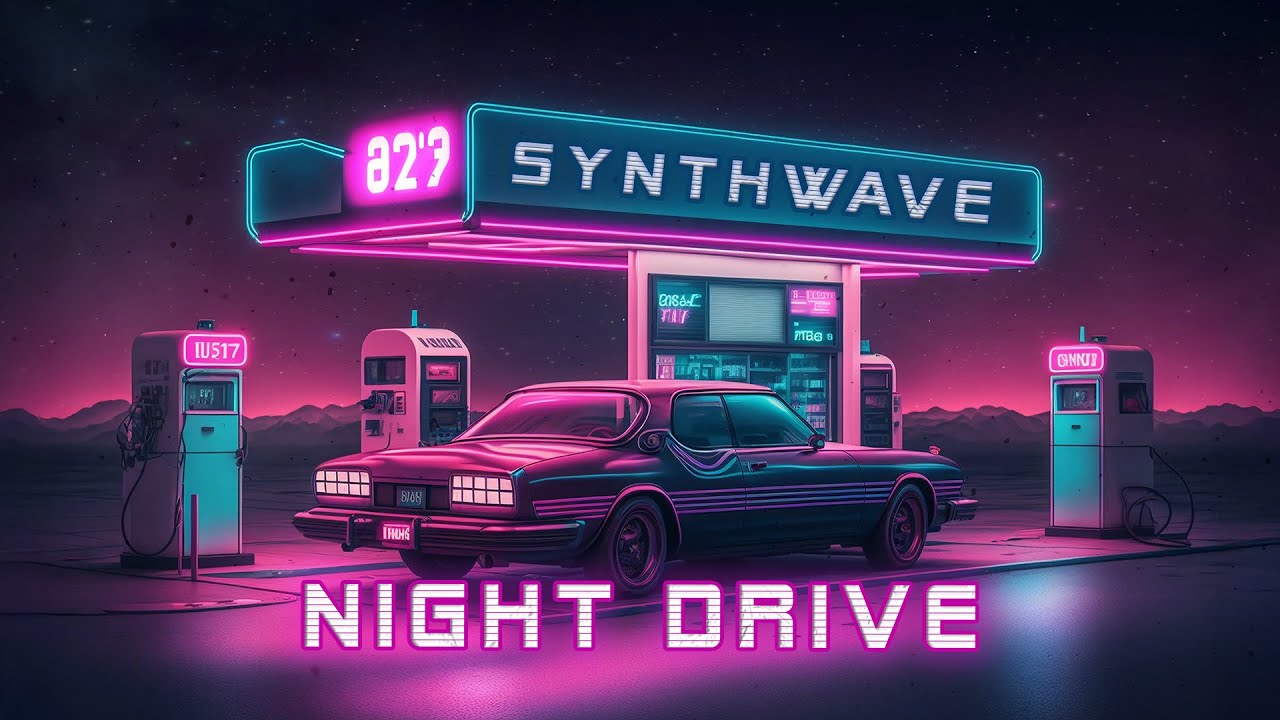 Synthwave Night Drive: Chill Retrowave Music for Gaming & Focus #Synthwave #Retrowave