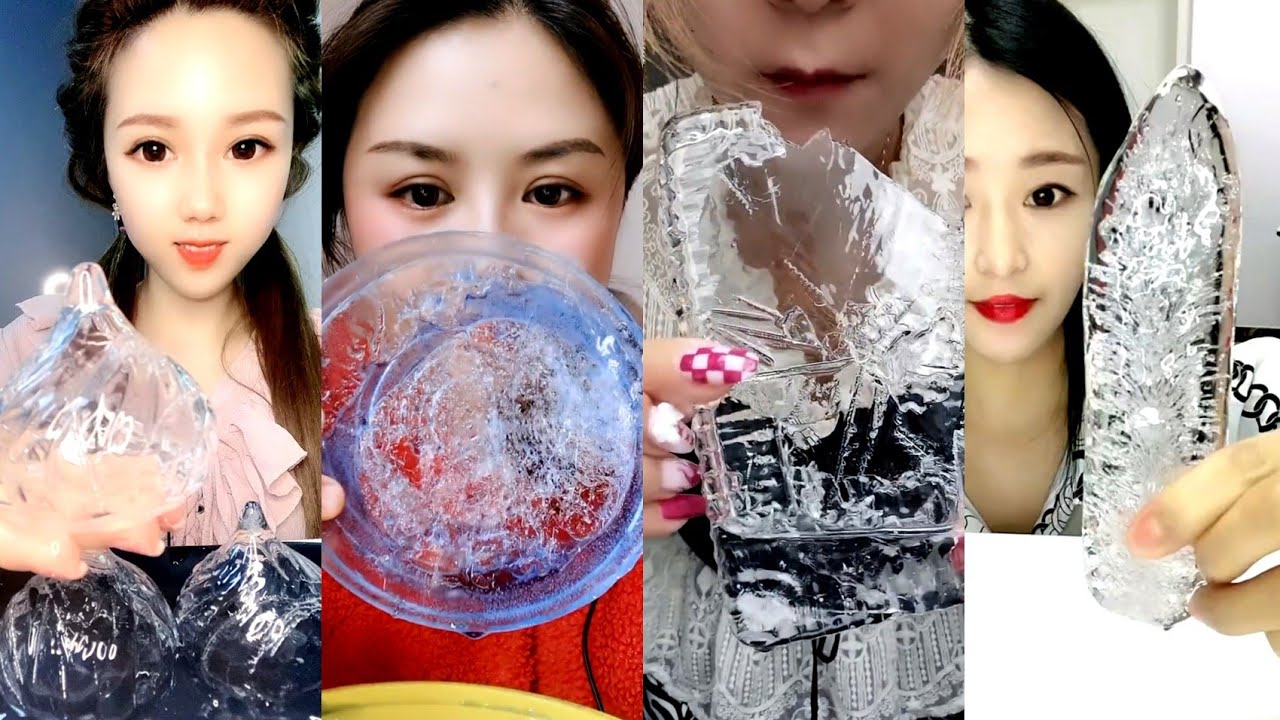 THIN ICE EATING | ICE EATING | CLEAR ICE EATING