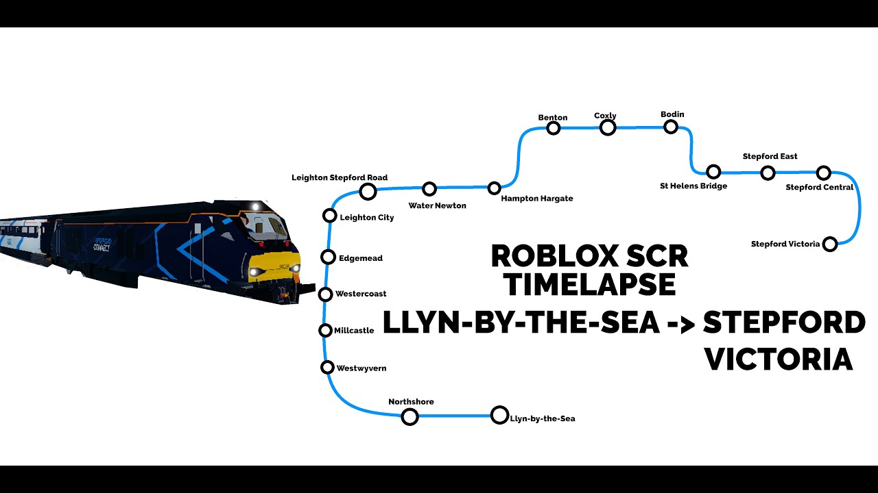 Roblox SCR Class 68 Timelapse Llyn by the Sea to Stepford Victoria