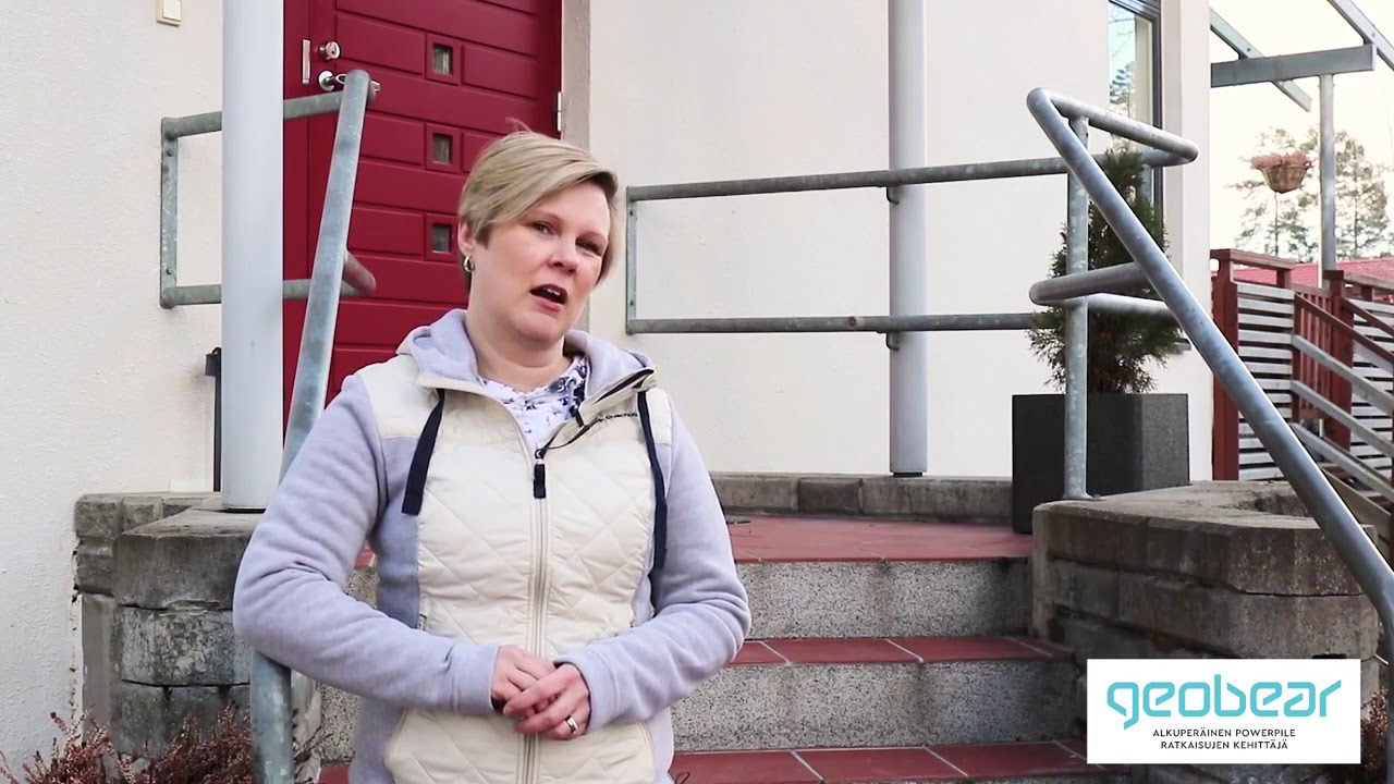 Painuneen talon oikaisu millimetrin tarkkuudella | Geobear