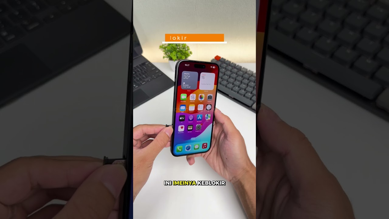 Nekad beli iPhone 15 plus murah dari toko oren‼️#iphone #review #iphone17