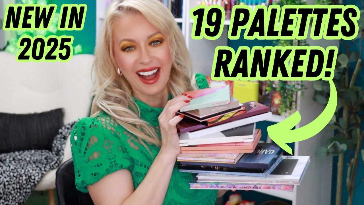 RANKING ALL THE PALETTES I'VE TRIED IN 2025 SO FAR!