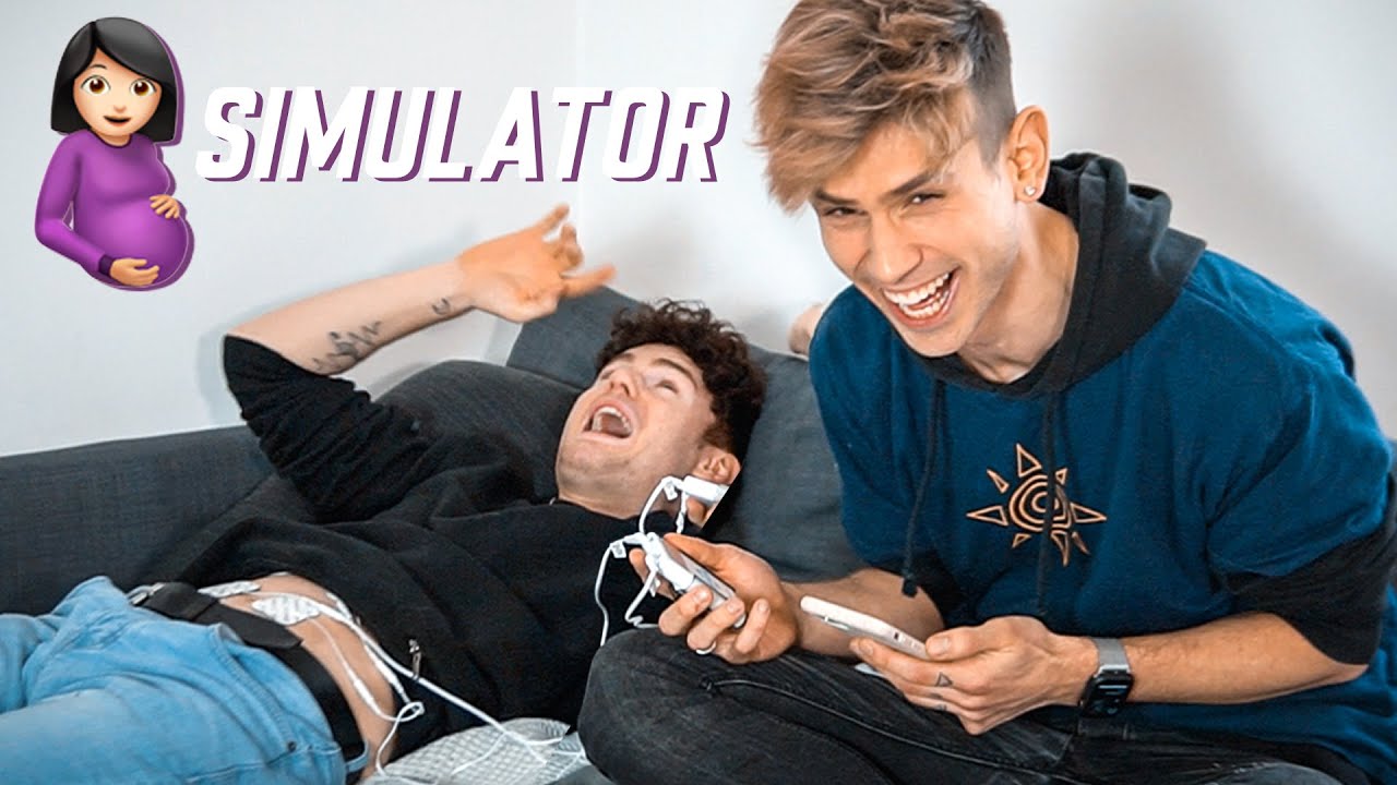 Wir sind ✨ schwanger ✨ - Wehen Simulator Challenge ft. @KostasKind