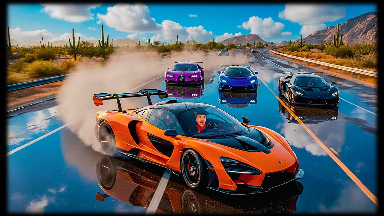 ESSE CARRO É INCONTROLÁVEL! 😱 Desafio de Arrancada na Rodovia - Forza horizon 5