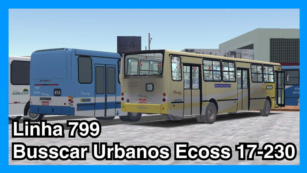 [PBS2] Gameplay 799 T. Itacibá x Oriente (Circular) Busscar Urbanuss Ecoss 17-230