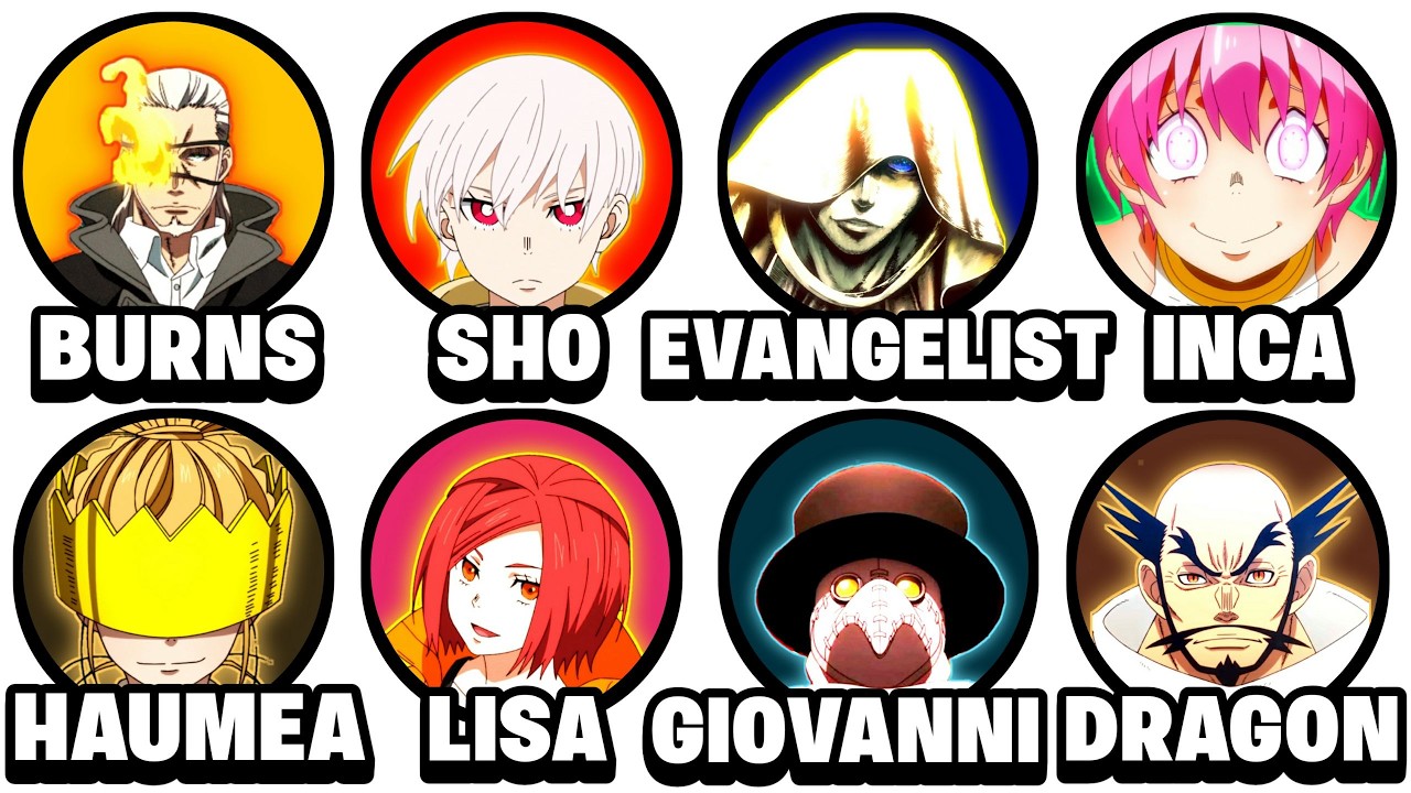 Every Member Of The White Clad (Fire Force)