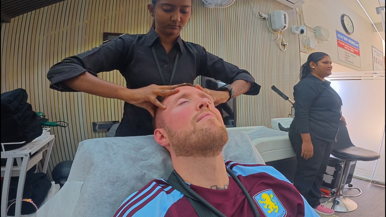 WAIT...an Indian Head Massage in a THEME PARK? 🤯🇮🇳