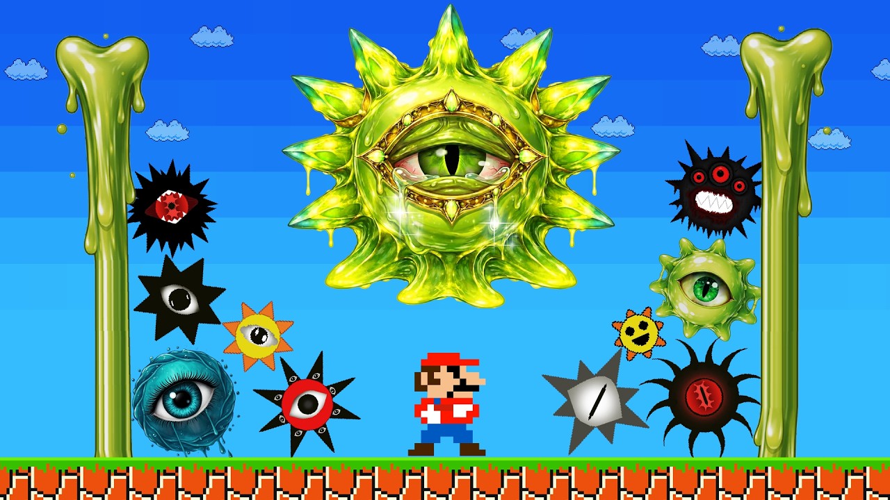 Mario vs Suika | Sprunki Mr.Sun SATISFYING SLIME STORYTIME!