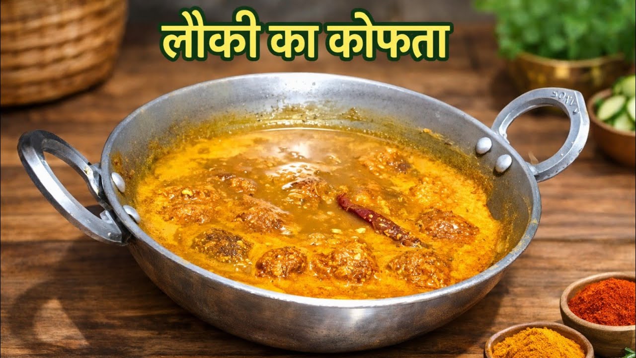 घर की साधारण लौकी को बना दिया शाही कोफ्ता 😋