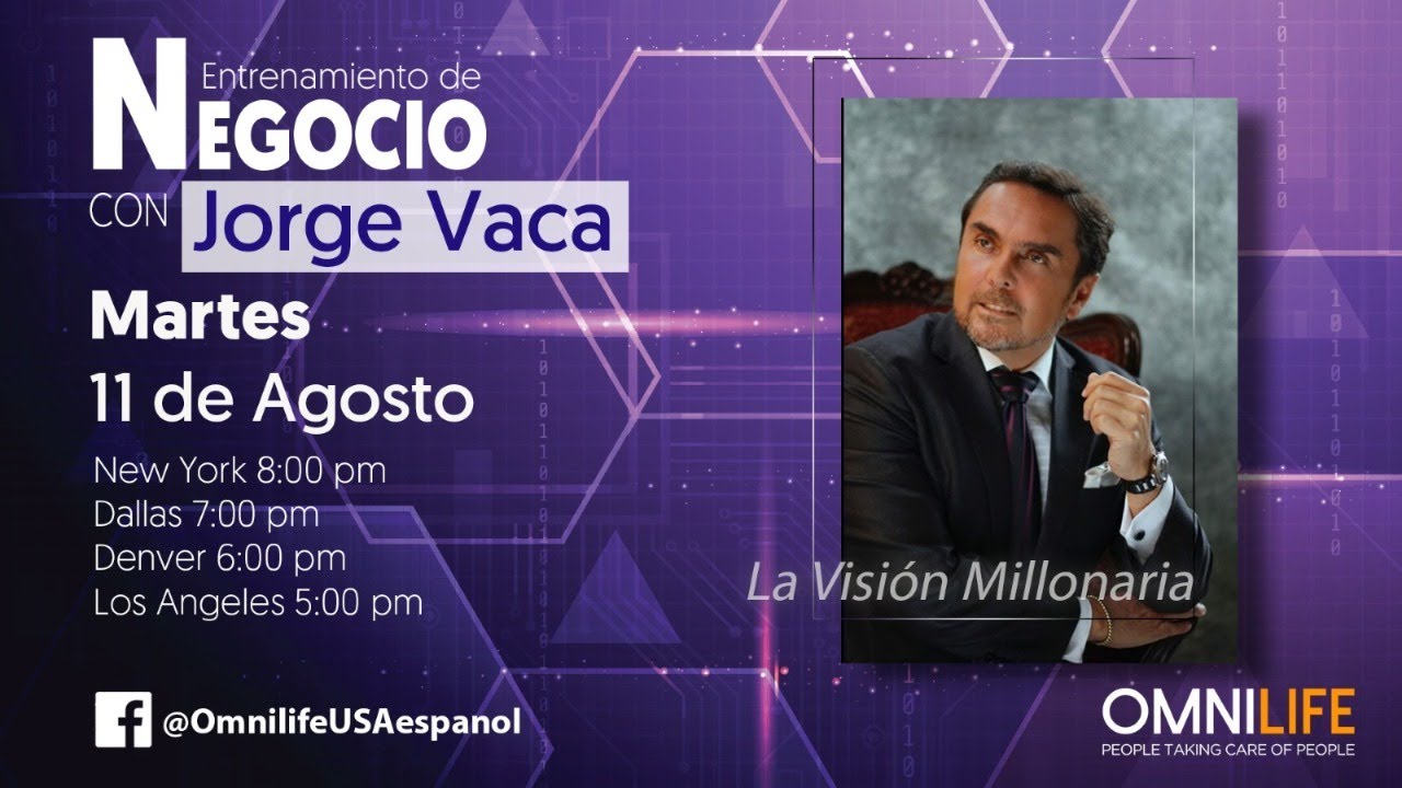 Entrenamiento de Negocio con Jorge Vaca