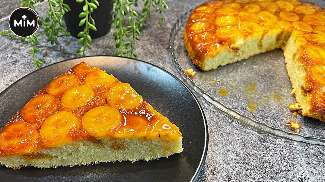 KARAMELLİ MUZLU EFSANE KEK NASIL YAPILIR?  LEZZETİ İLE ŞAŞIRTACAK BİR TARİF 😲  BANANA CAKE RECIPE ✅