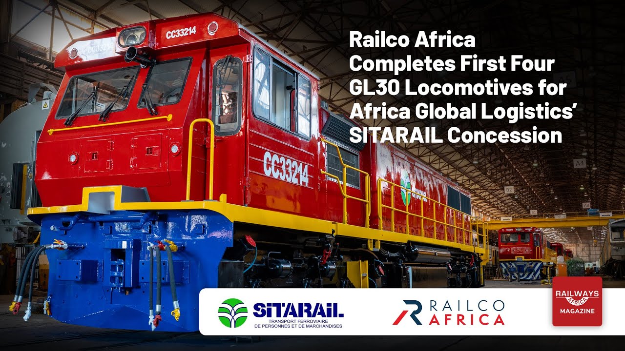 Railco Africa завершила поставку первых четырёх локомотивов GL30 для концессионного контракта SIT...