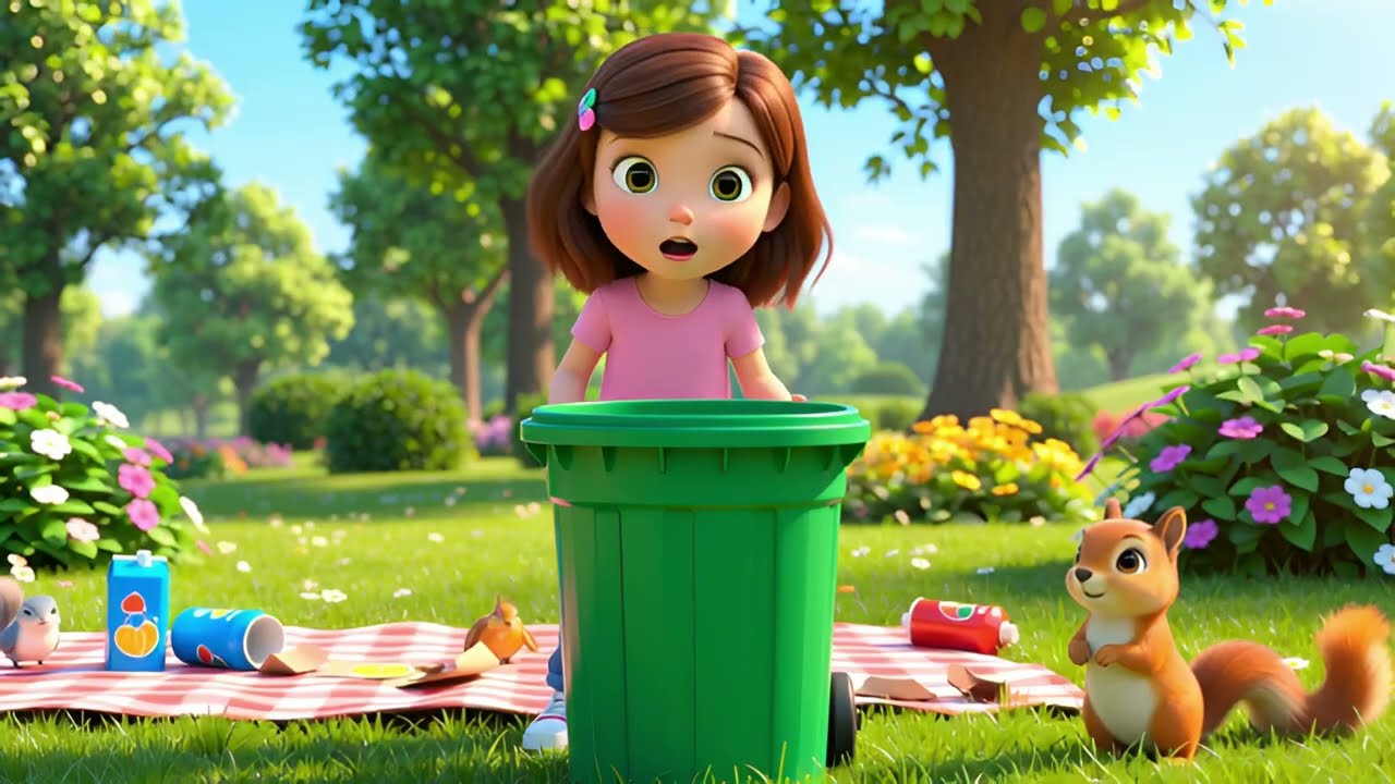 Lila and the Talking Trash Can | Kids Story on Caring for the Environment
