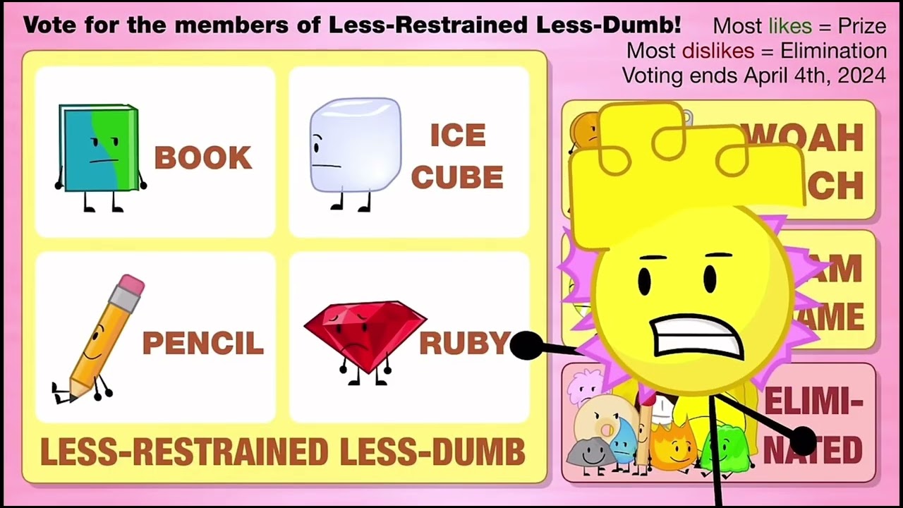 Every BFDIA Voting screen (as of BFDIA 16)