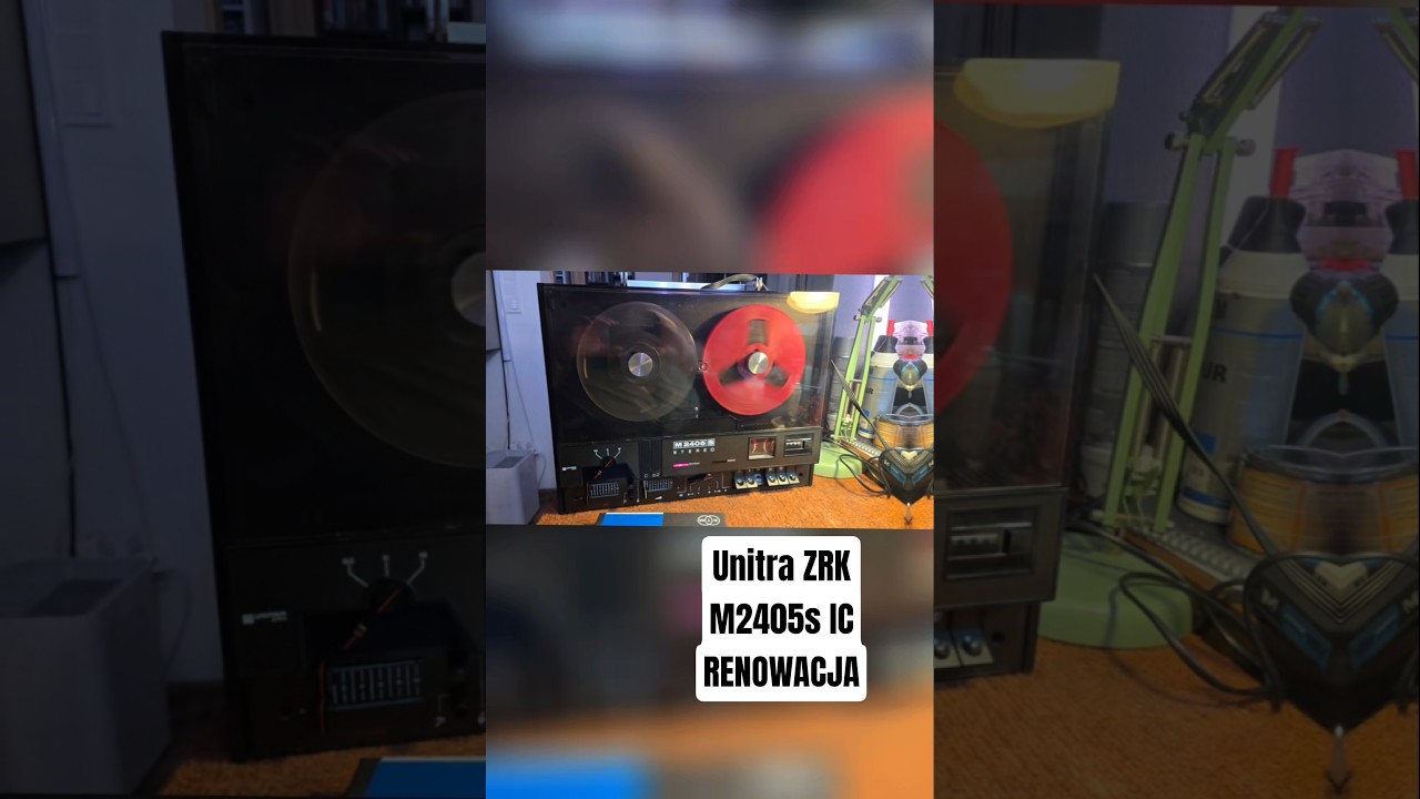Magnetofon Szpulowy Unitra ZRK M2405S IC Pełna kompletnarenowacja ❤️😎👌