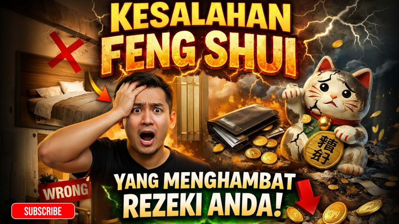 RAHASIA FENGSHUI 🔥KESALAHAN FENGSHUI YANG MENGHAMBAT REZEKI ANDA 🔥