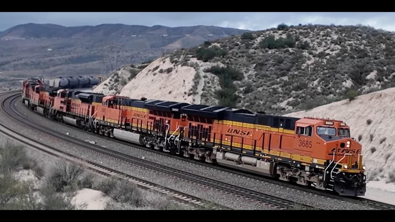 Two Hours at Cajon Pass – BNSF Main Line Action at Summit