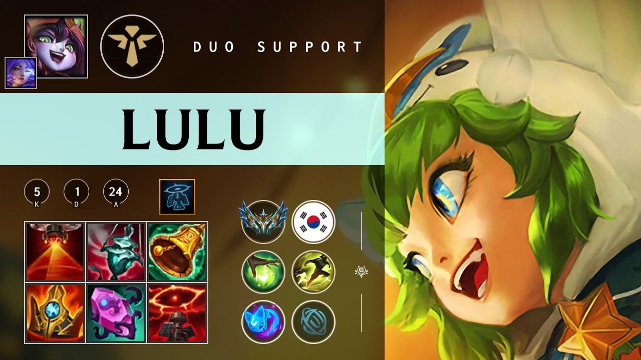 Lulu Support vs Neeko - KR Challenger Patch 26.06
