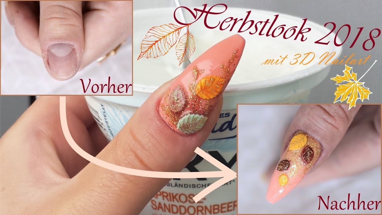 🍁 EXTREM MAKEOVER | Herbstlook mit 3D Nailart | Danana 🍂
