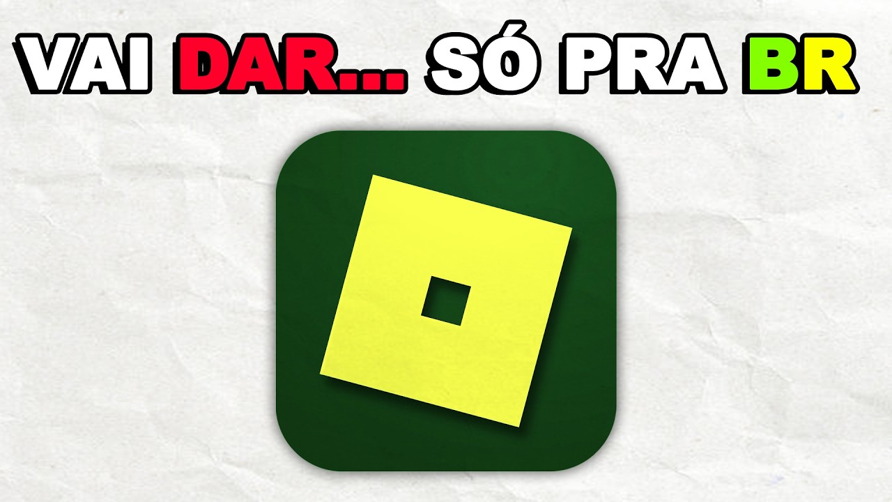 ROBLOX VAI DAR... SÓ PROS BRASILEIROS