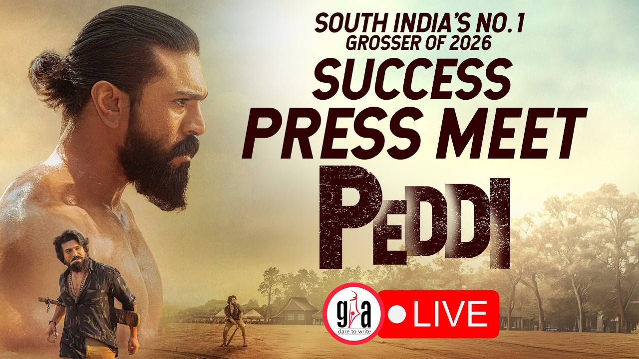 LIVE : Peddi Success Press Meet | Ram Charan | Buchi Babu Sana | Janhvi Kapoor | greatandhra.com