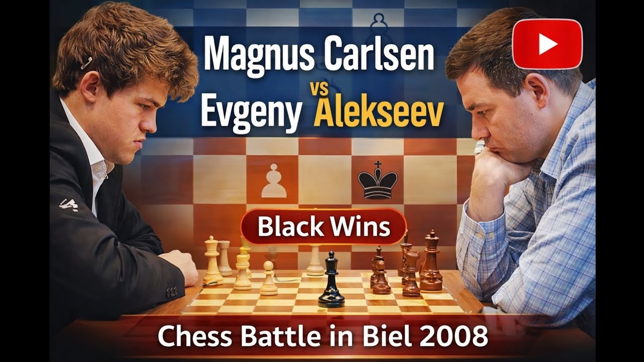 Magnus Carlsen Tumbang! Alekseev Menang Dramatis di Biel 2008.