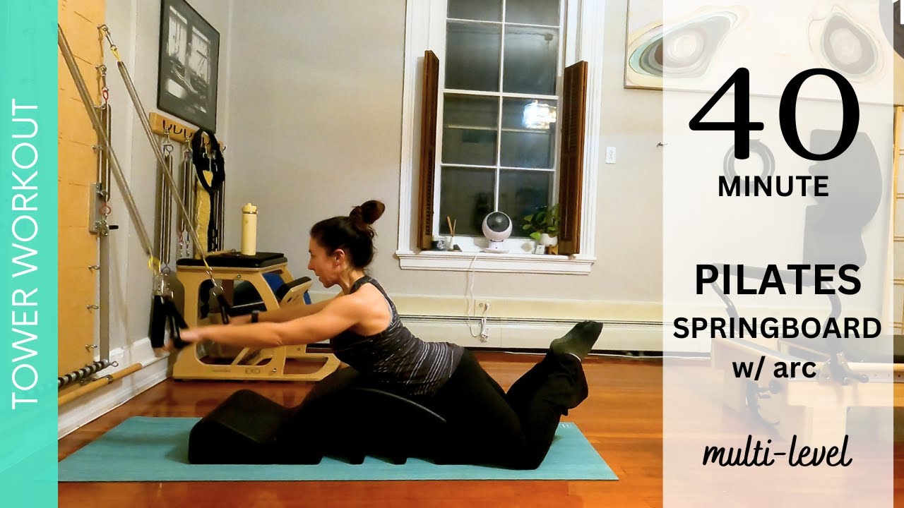 FULL BODY PILATES SPRINGBOARD + ARC WORKOUT | 40 Min | Multi-Level | Prop: Pilates Arc