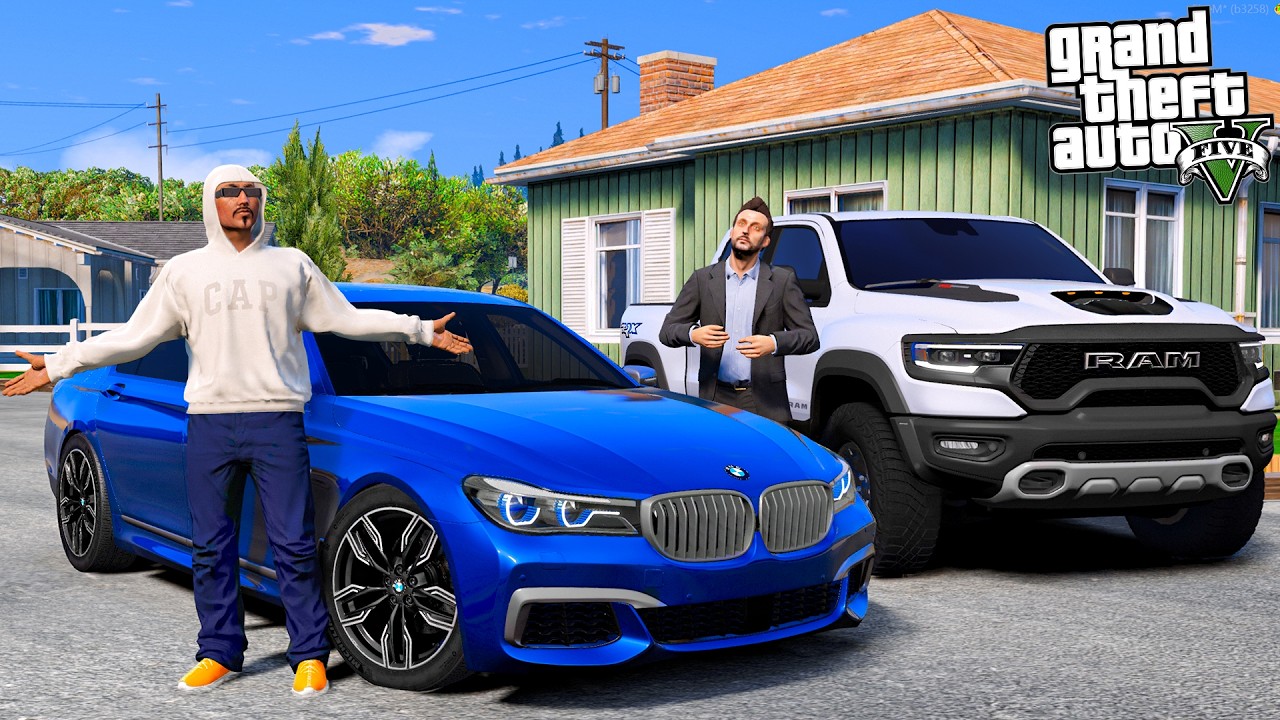 ОТЕЦ И СЫН В GTA 5 - ЗАБРАЛ БМВ СЕМЕРКУ ЗА ДОЛГИ! ДПС ПОГОНЯ ЗА BMW M760! 🌊ВОТЕР