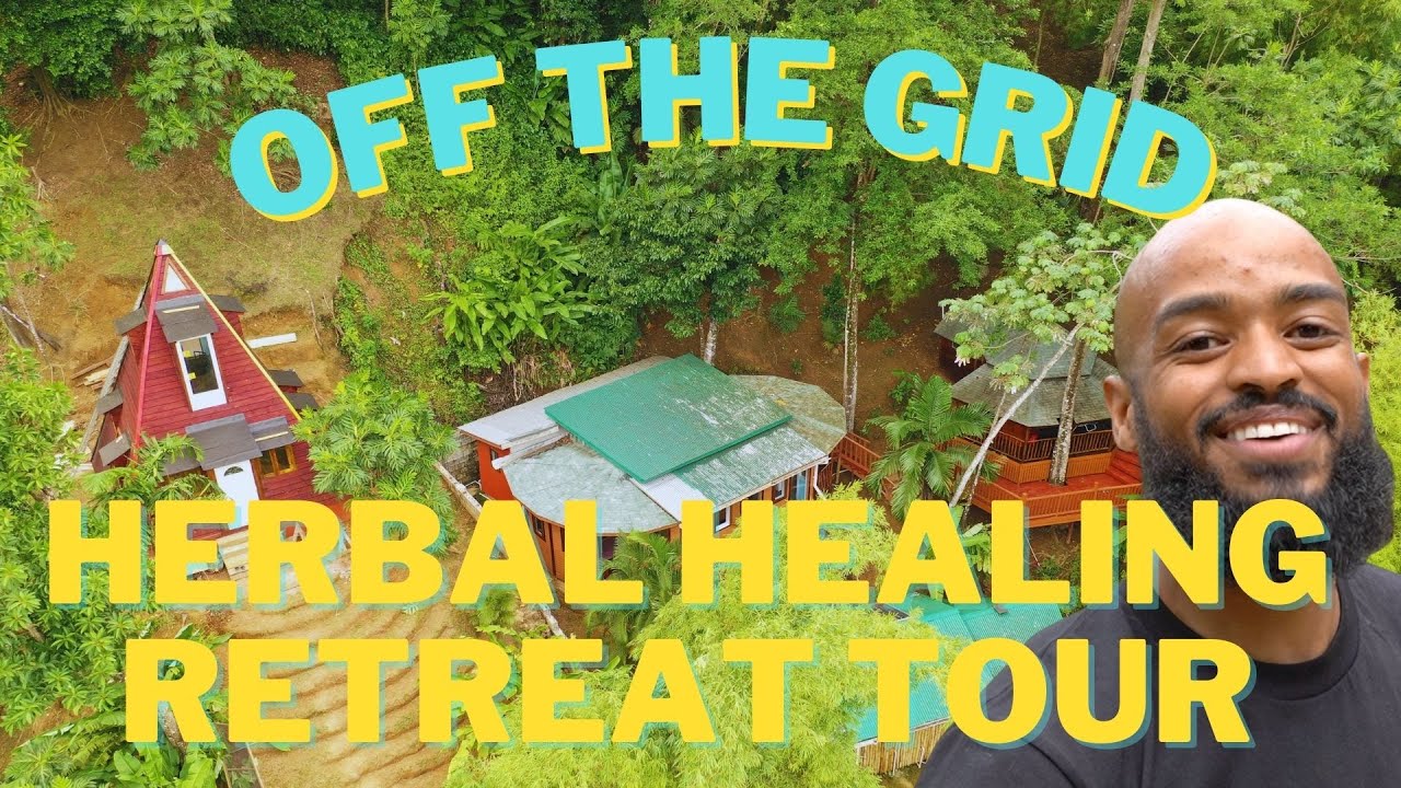 Off The Grid, Herbal Healing Retreat Center Tour | St. Lucia MKRC TOUR