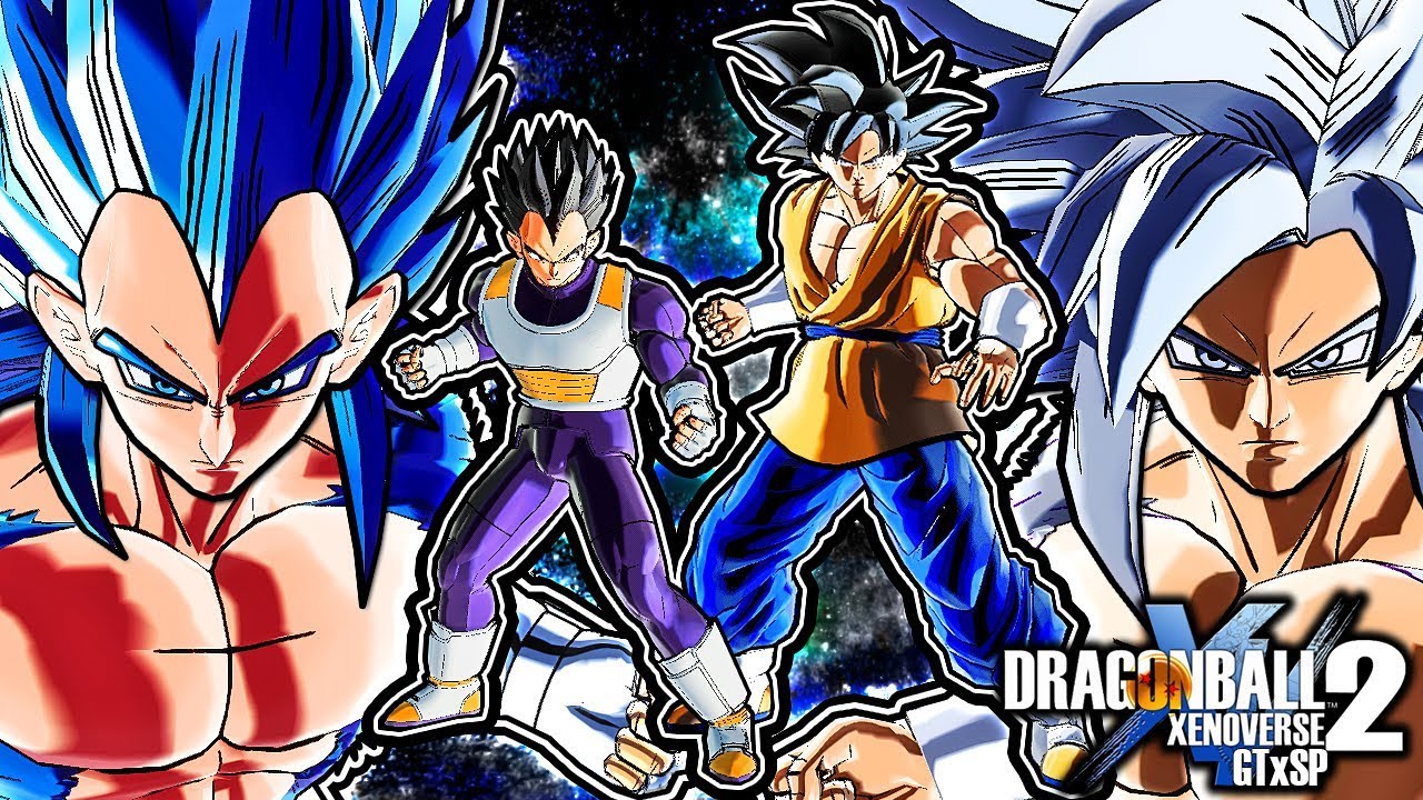 Dragon Ball Xenoverse 2 GT x Super Pack 1 - Vegeta & Goku (NEW COSTUMES & ALL TRANSFORMATIONS)