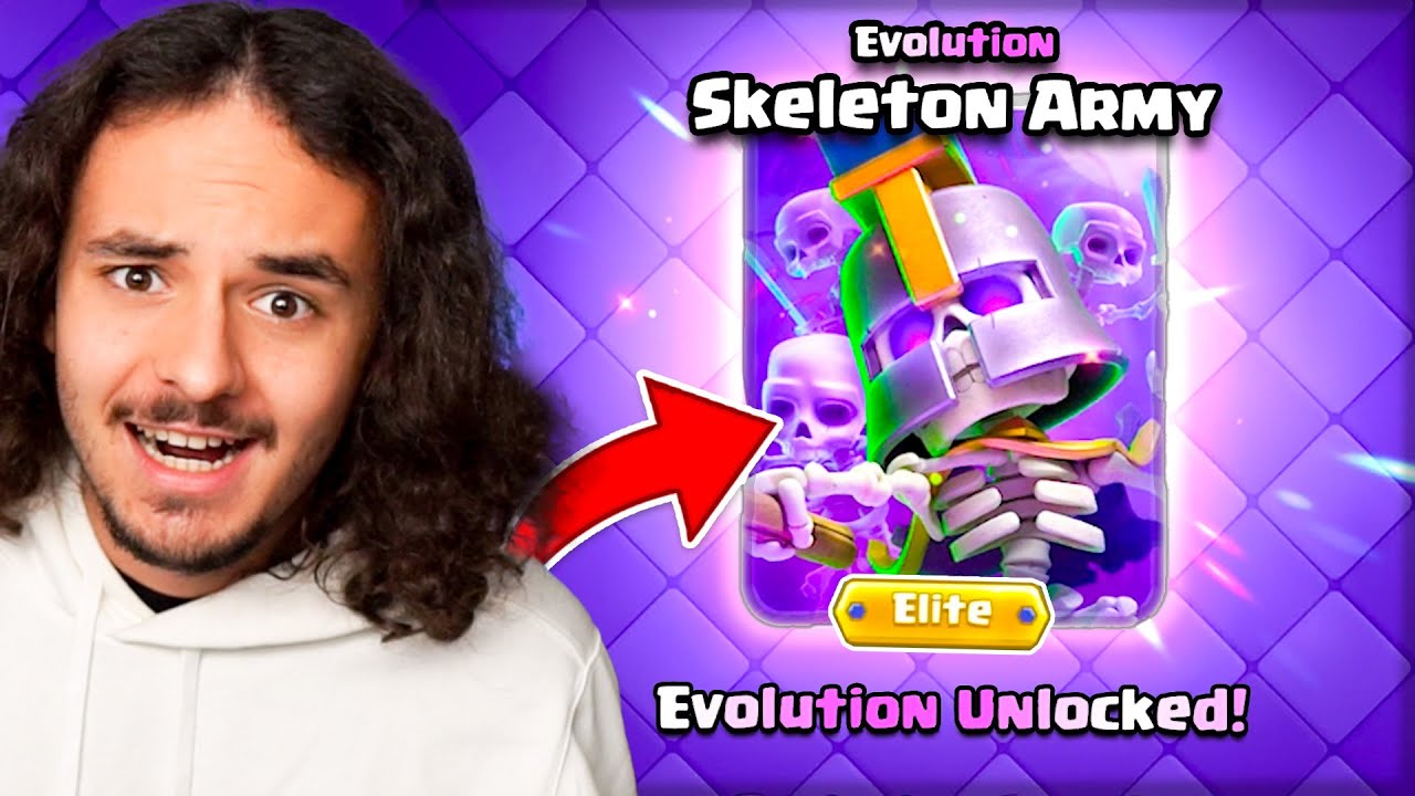 I BOUGHT THE SKELETON ARMY EVOLUTION in Clash Royale
