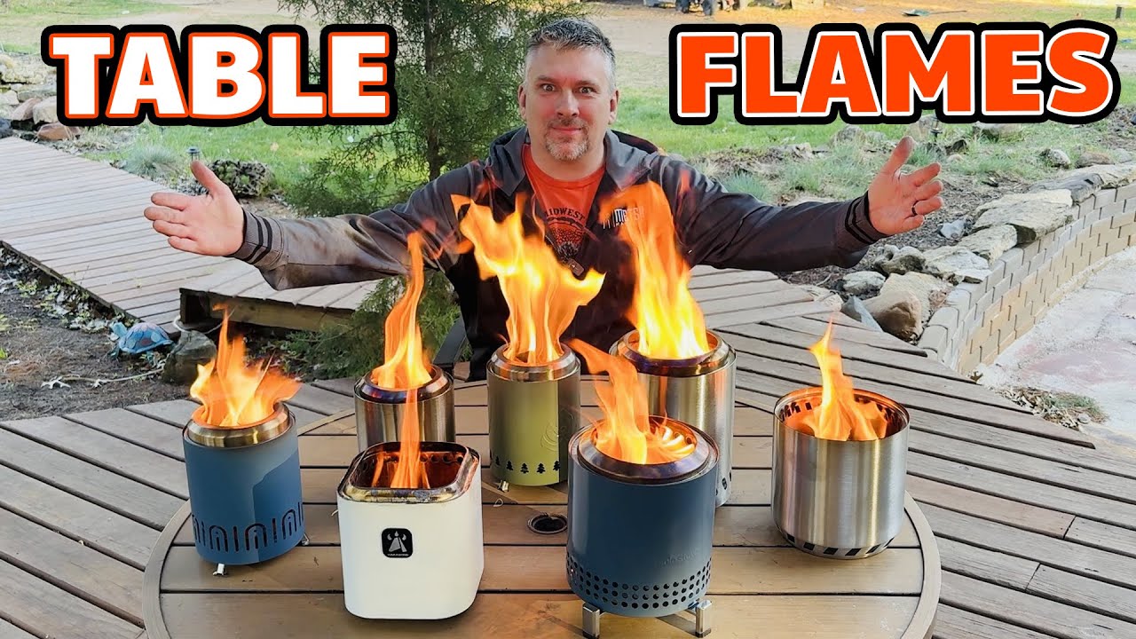 Flame-Tested Fun - Exploring Tabletop Fire Pits and the Experience They Provide